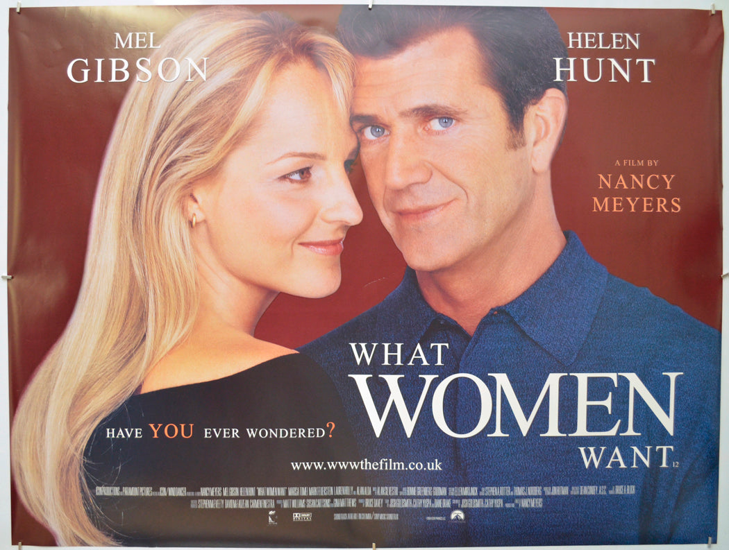 What Women Want Original Quad Poster - Film Poster - Movie Poster