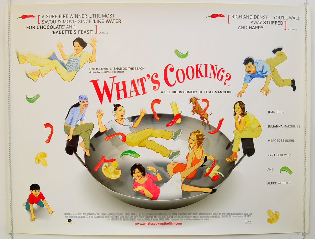 What's Cooking Original Quad Poster - Film Poster - Movie Poster  