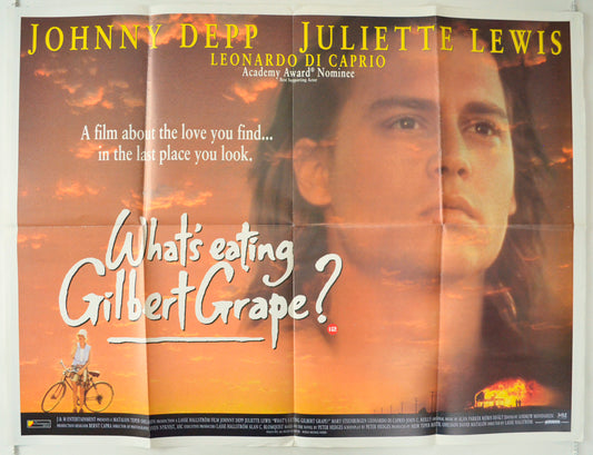 What's Eating Gilbert Grape Original Quad Poster - Film Poster - Movie Poster  