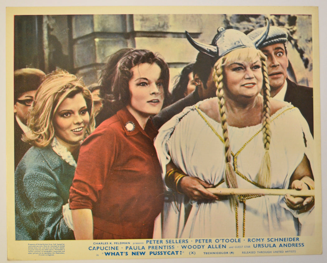 WHAT’S NEW PUSSYCAT (Card 2) Cinema Colour FOH Stills / Lobby Cards 