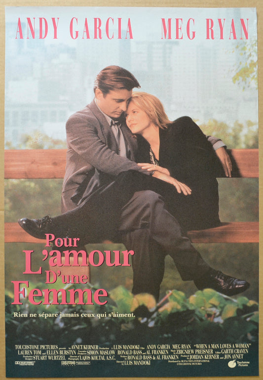 When A Man Loves A Woman  Original Belgian Poster - Film Poster - Movie Poster