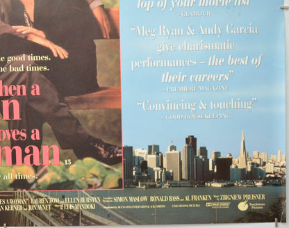 WHEN A MAN LOVES A WOMAN (Bottom Right) Cinema Quad Movie Poster 