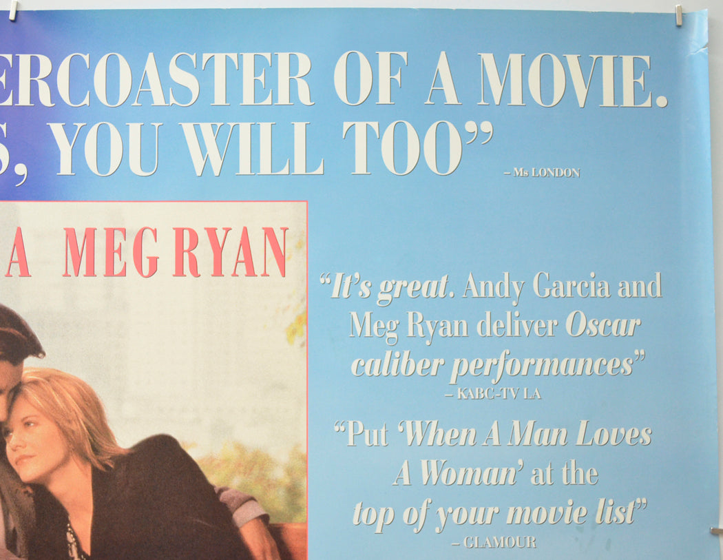 WHEN A MAN LOVES A WOMAN (Top Right) Cinema Quad Movie Poster 