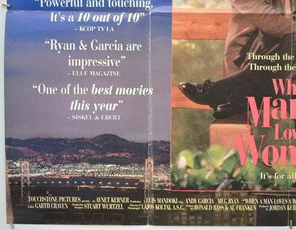 WHEN A MAN LOVES A WOMAN (Bottom Left) Cinema Quad Movie Poster 