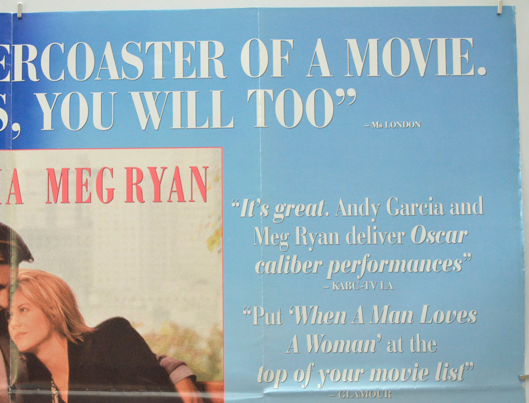 WHEN A MAN LOVES A WOMAN (Top Right) Cinema Quad Movie Poster 