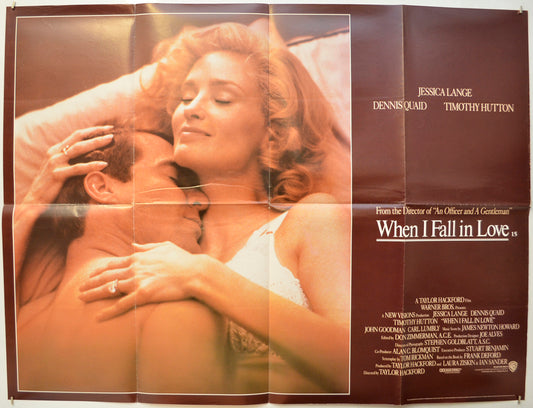 When I Fall In Love (a.k.a. Everybody's All-American) Original Quad Poster - Film Poster - Movie Poster