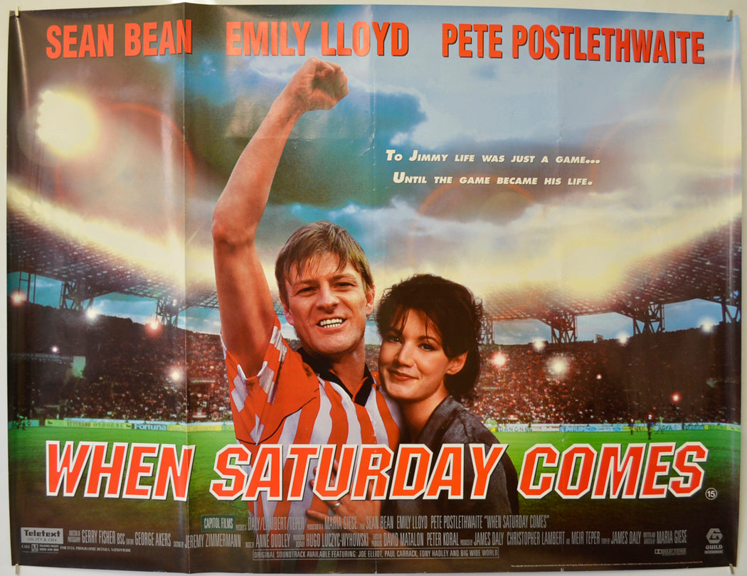 When Saturday Comes  Original Quad Poster - Film Poster - Movie Poster