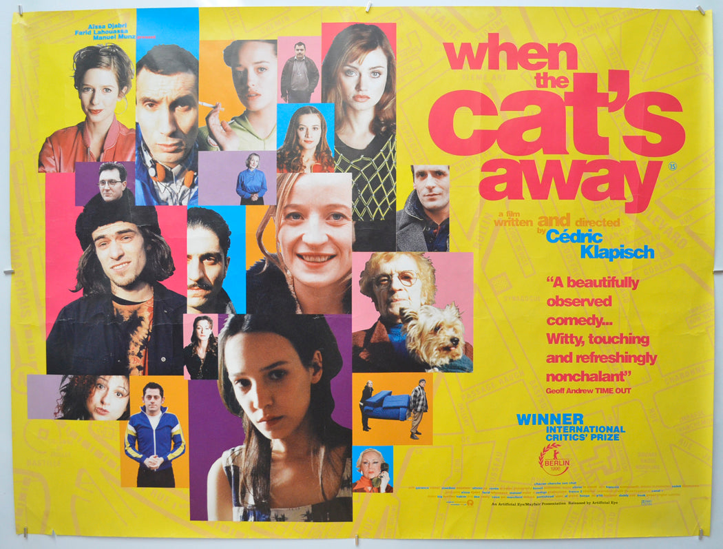 When The Cat’s Away Original Quad Poster - Film Poster - Movie Poster