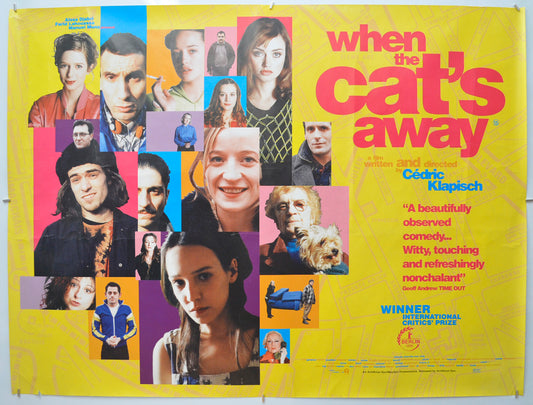 When The Cat’s Away Original Quad Poster - Film Poster - Movie Poster