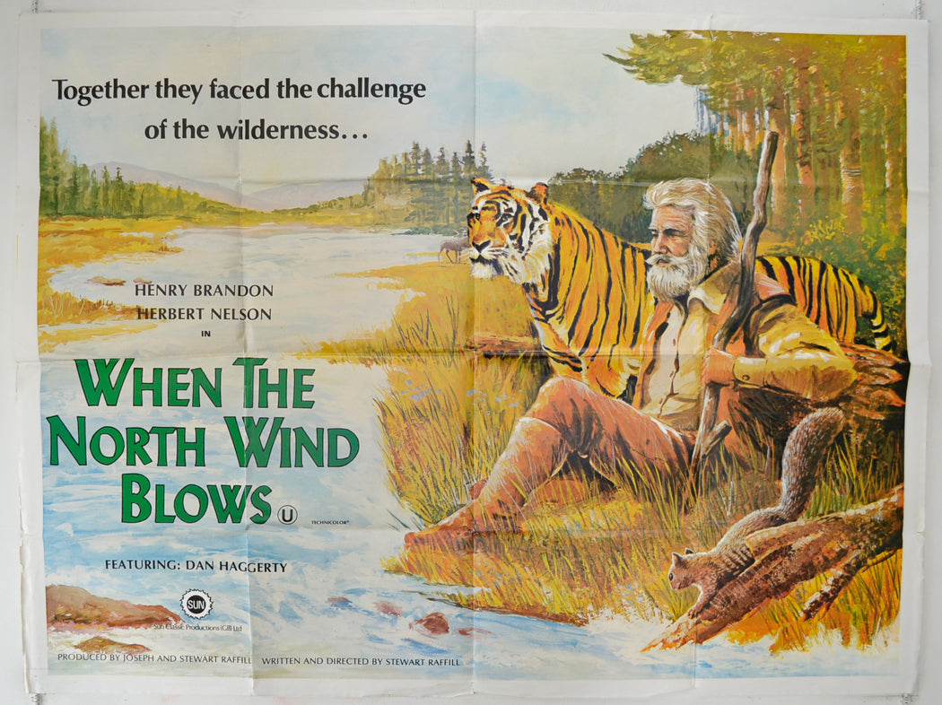 When The North Wind Blows Original Quad Poster - Film Poster - Movie Poster  