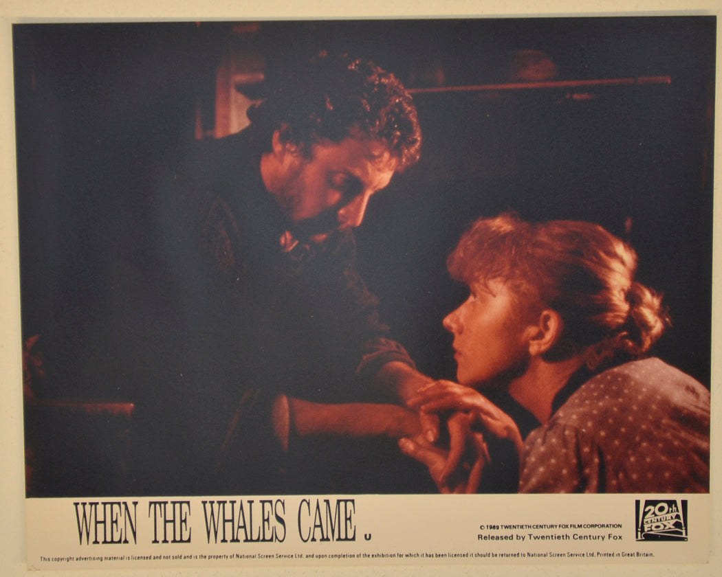 When The Whales Came Original Lobby Card / Colour Front Of House Still 