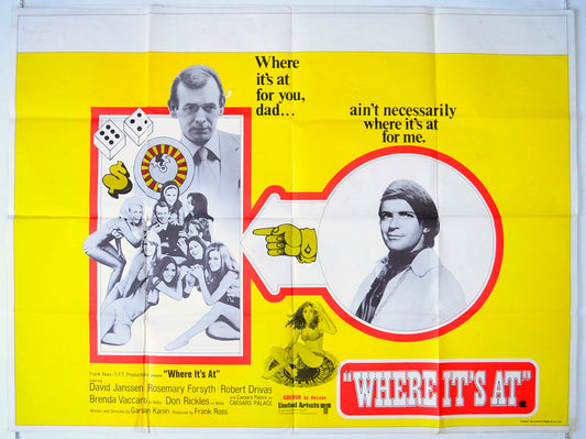 Where It's At Original British Quad Poster - Movie Poster