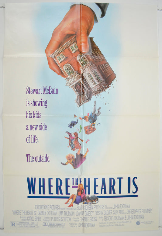 Where The Heart Is  Original One Sheet Poster - Film Poster - Movie Poster 