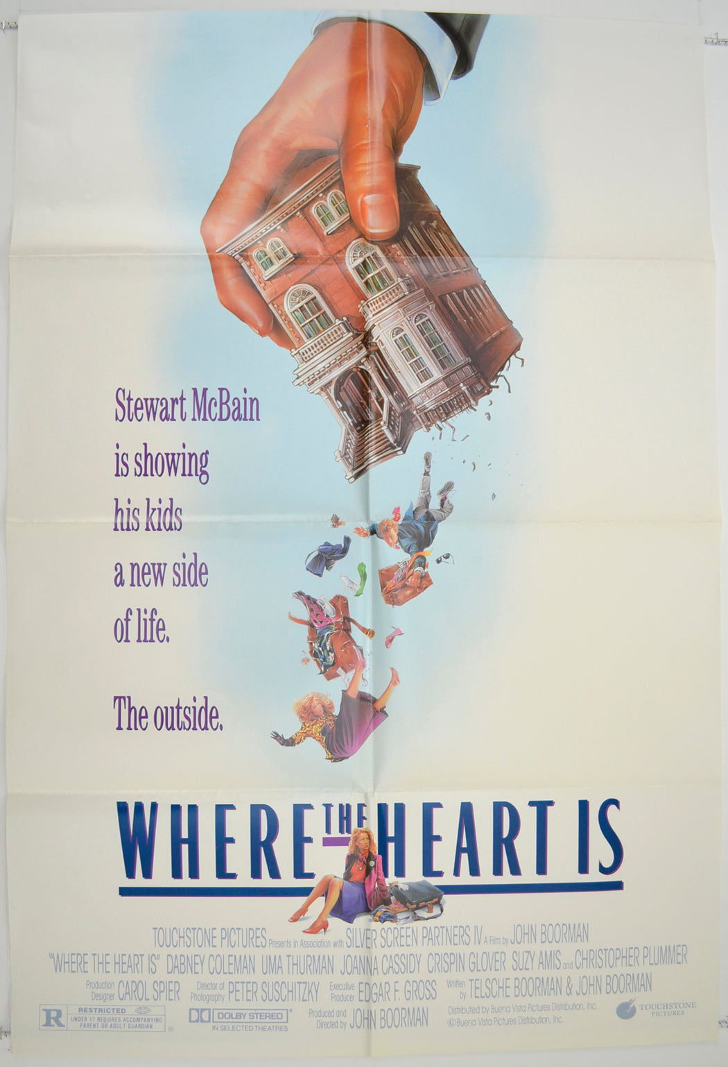 Where The Heart Is  Original One Sheet Poster - Film Poster - Movie Poster 