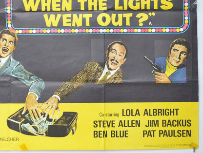 WHERE WERE YOU WHEN THE LIGHTS WENT OUT? (Bottom Right) Cinema Quad Movie Poster 