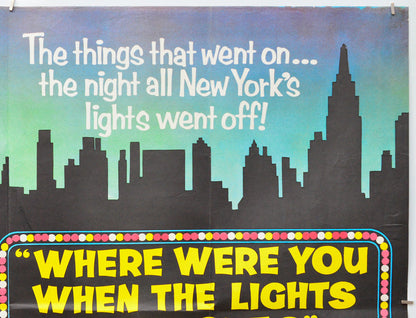 Where Were You When the Lights Went Out? (Top Right) Cinema Quad Movie Poster 
