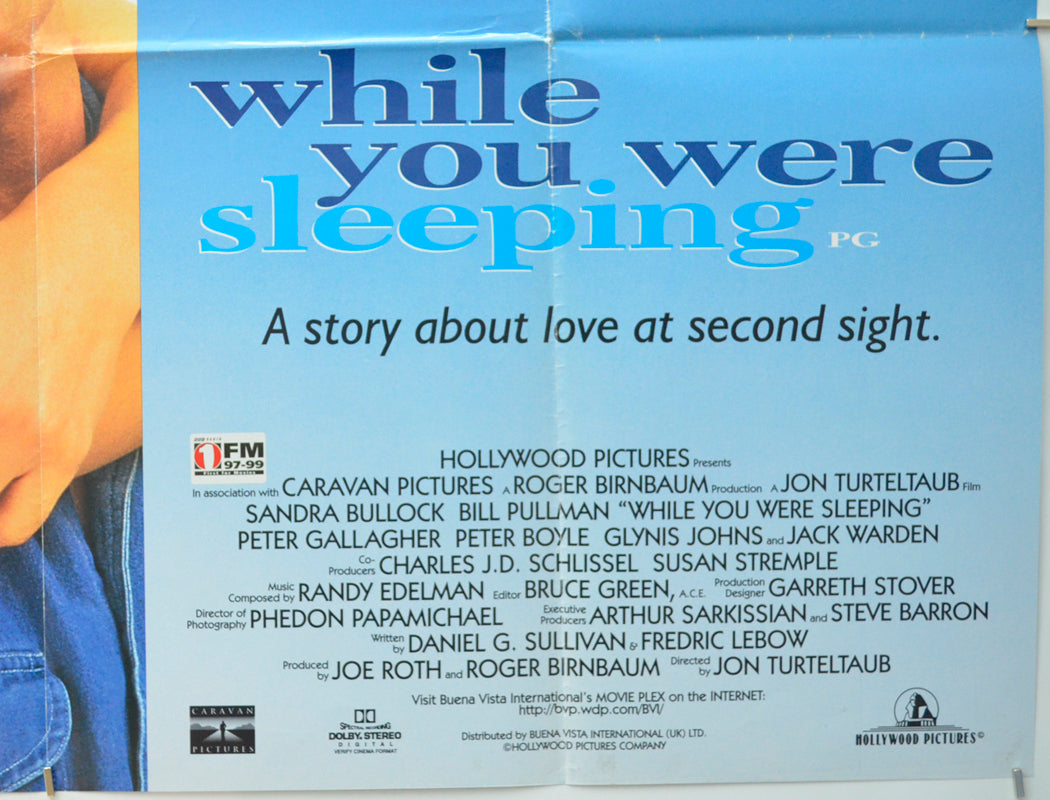 WHILE YOU WERE SLEEPING (Bottom Right) Cinema Quad Movie Poster 