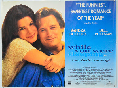 While You Were Sleeping - Original Quad Poster - Film Poster - Movie Poster