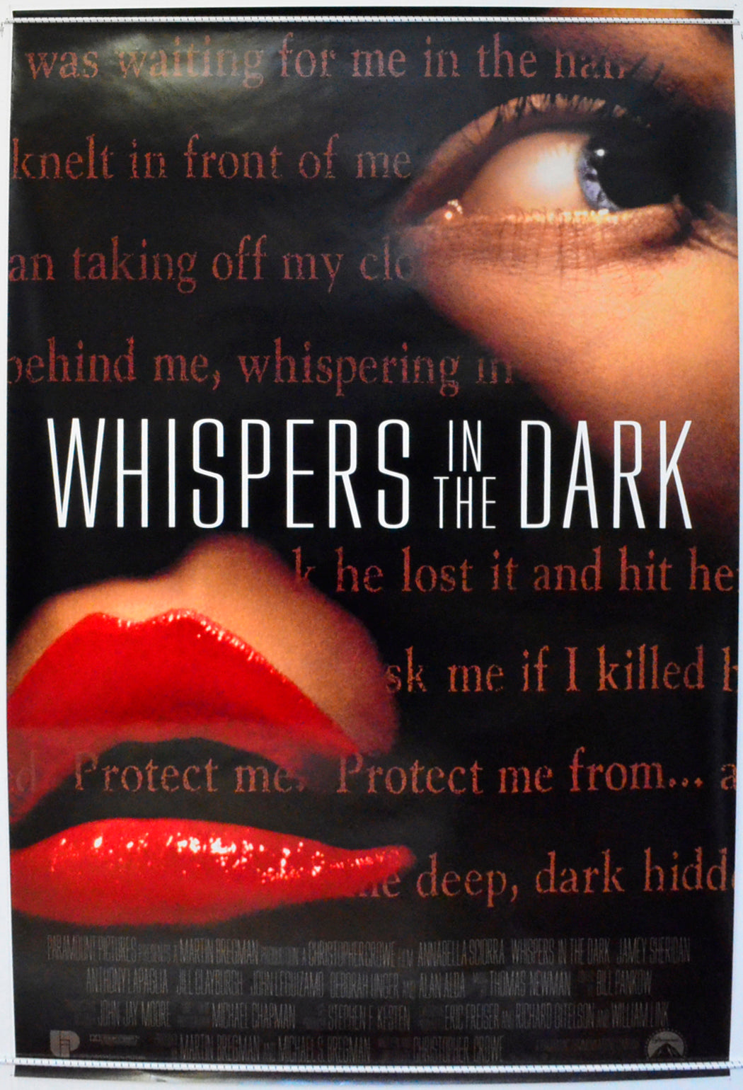 Whispers In The Dark  Original One Sheet Poster - Film Poster - Movie Poster 