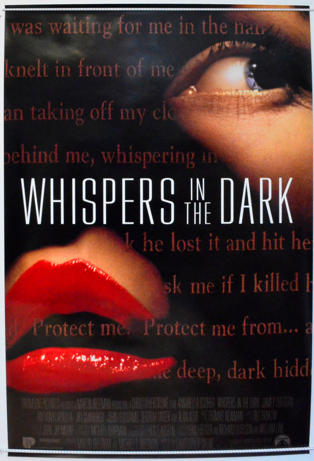 Whispers In The Dark  Original One Sheet Poster - Film Poster - Movie Poster 