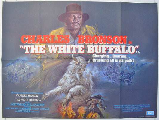 The White Buffalo Original British Quad Poster - Film Poster - Movie Poster 