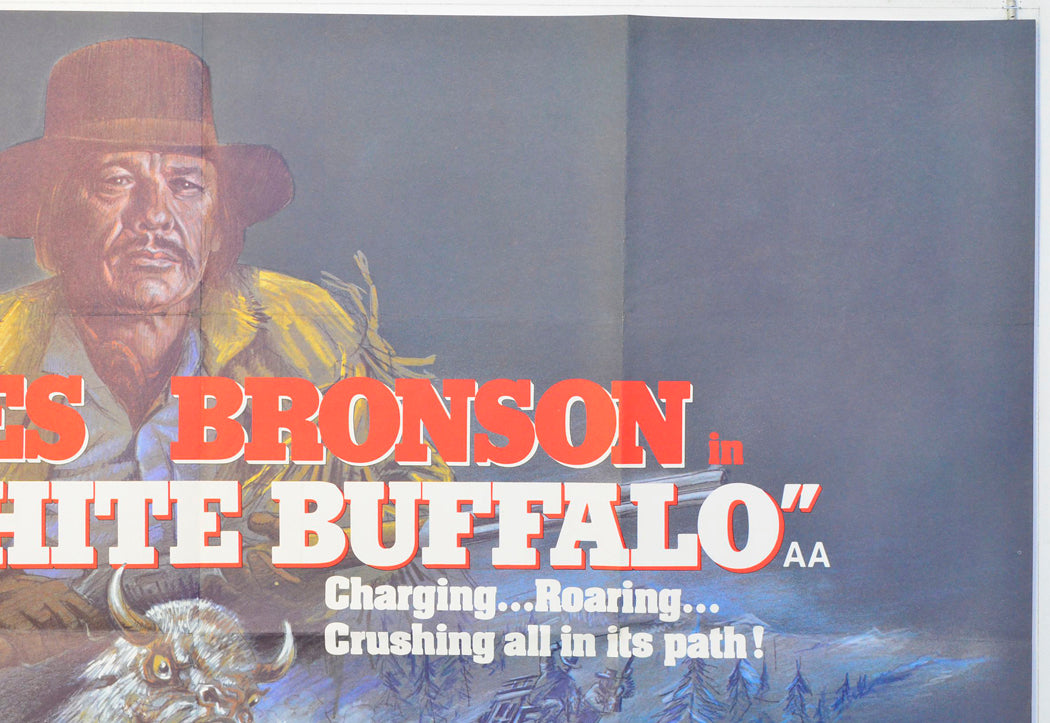 THE WHITE BUFFALO (Top Right) Cinema Quad Movie Poster 