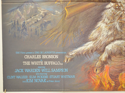 THE WHITE BUFFALO (Bottom Left) Cinema Quad Movie Poster 