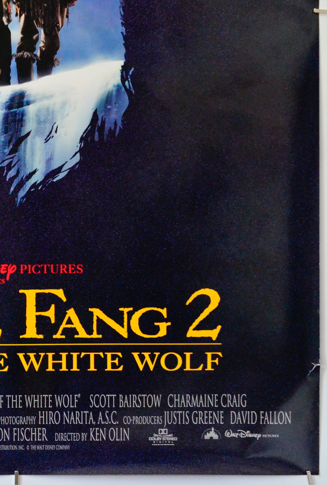 White Fang 2 - Myth Of The White Wolf (Bottom Right) Cinema One Sheet Movie Poster 