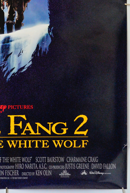 White Fang 2 - Myth Of The White Wolf (Bottom Right) Cinema One Sheet Movie Poster 