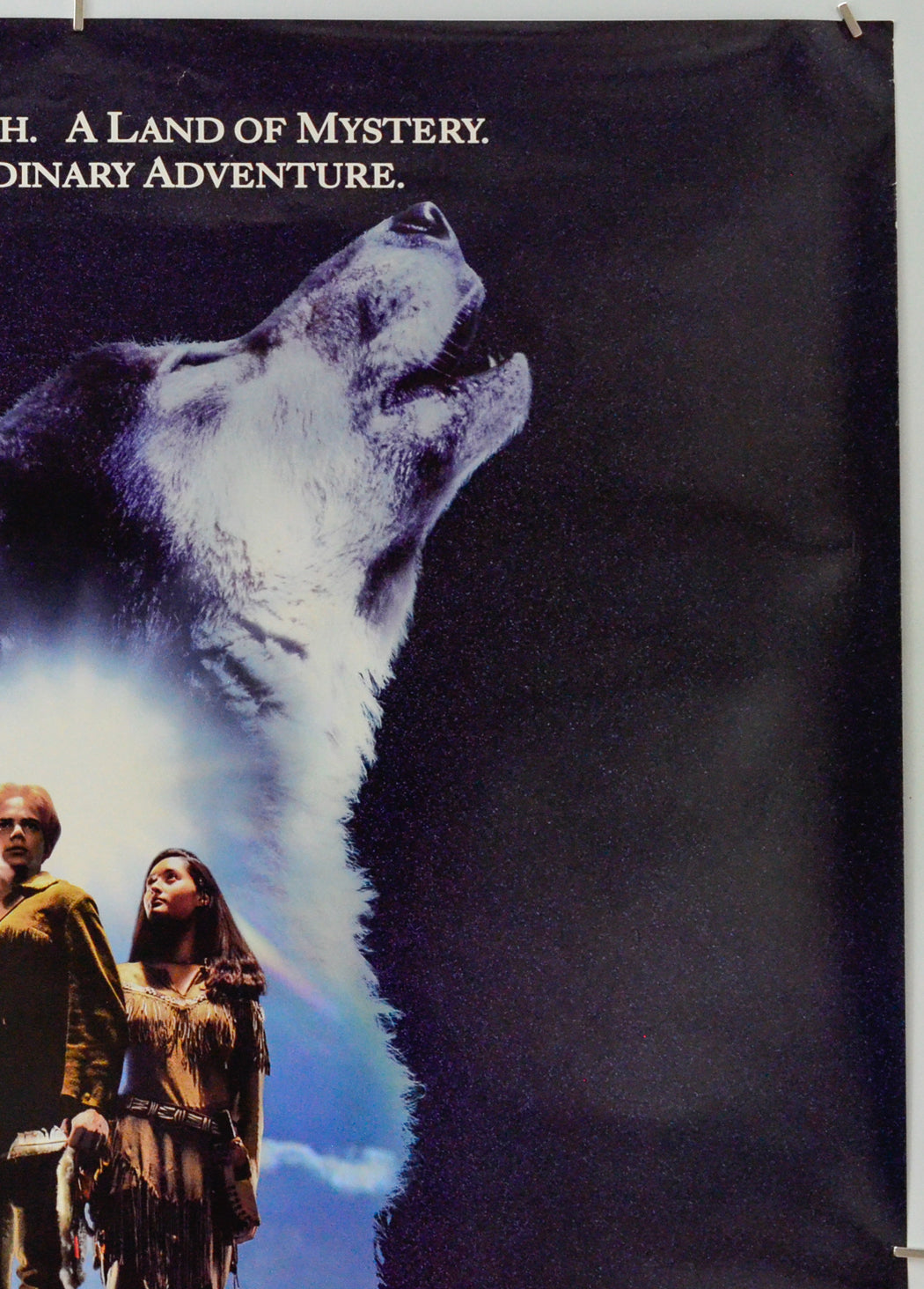 White Fang 2 - Myth Of The White Wolf (Top Right) Cinema One Sheet Movie Poster 