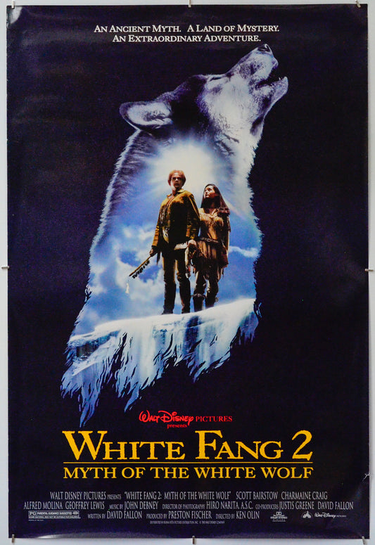 White Fang 2 - Myth Of The White Wolf - Original One Sheet Poster - Film Poster - Movie Poster 