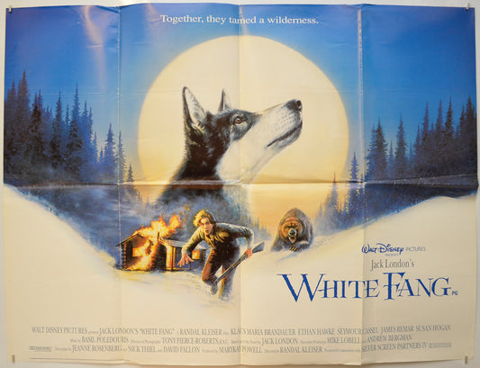 White Fang Original Quad Poster - Film Poster - Movie Poster