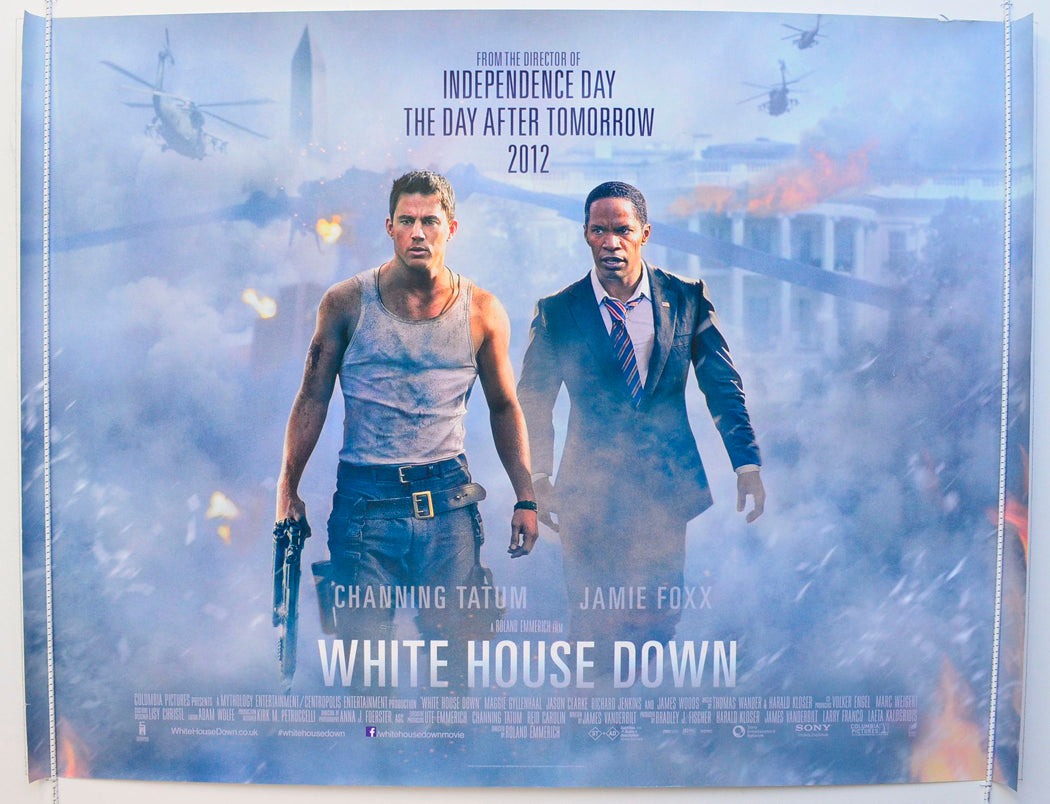 White House Down Original British Quad Poster - Film Poster - Movie Poster 