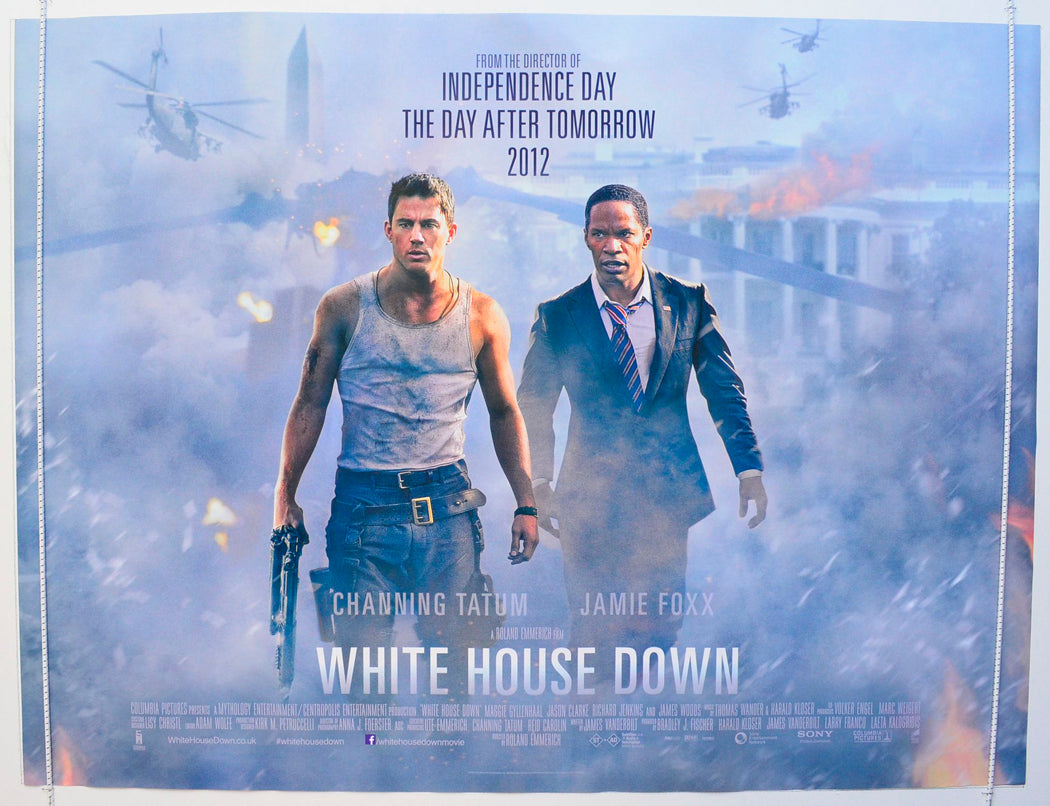 White House Down Original British Quad Poster - Film Poster - Movie Poster 