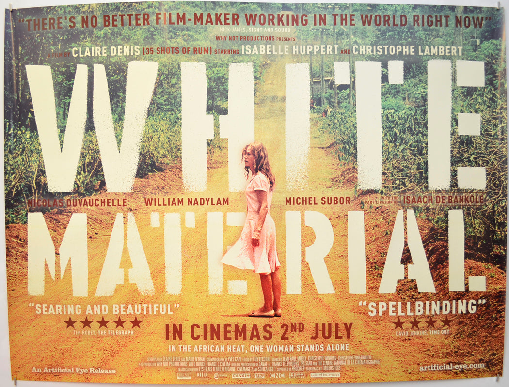 White Material Original Quad Poster - Film Poster - Movie Poster  