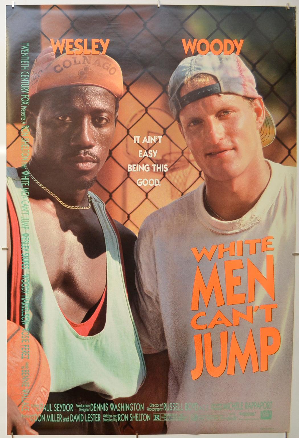 White Men Can't Jump Original One Sheet Poster - Film Poster - Movie Poster  