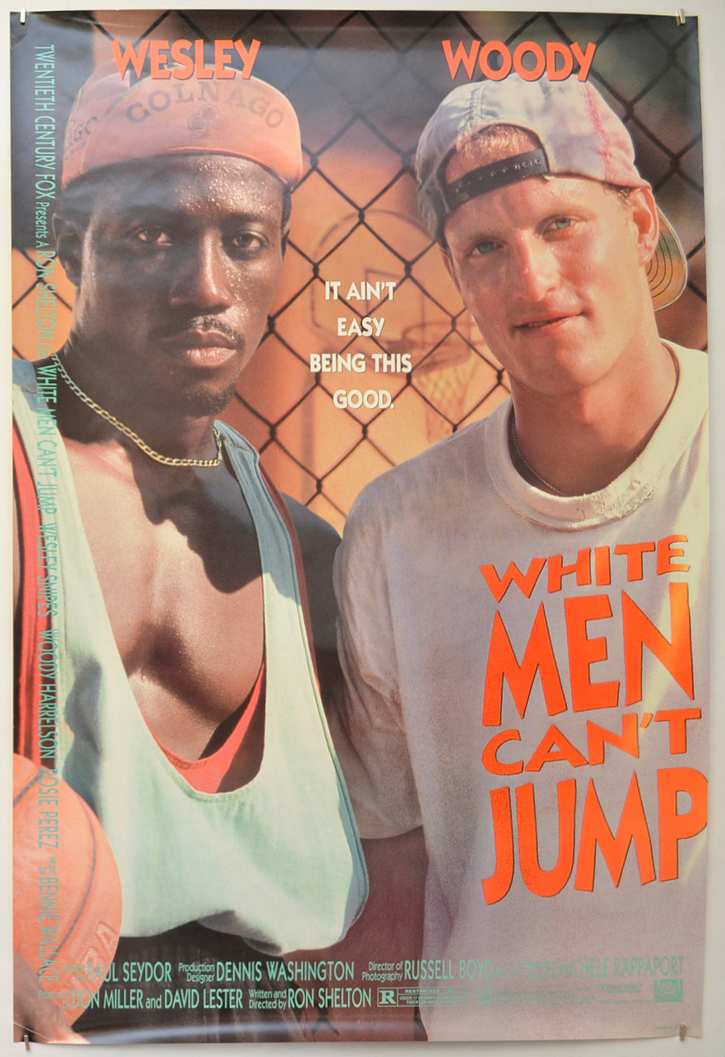 White Men Can't Jump Original One Sheet Poster - Film Poster - Movie Poster - Cinema Poster