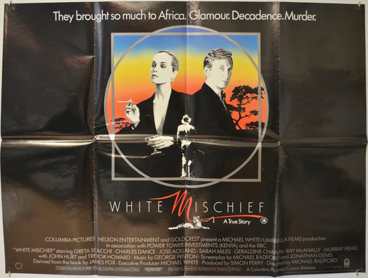 White Mischief Original Quad Poster - Film Poster - Movie Poster  