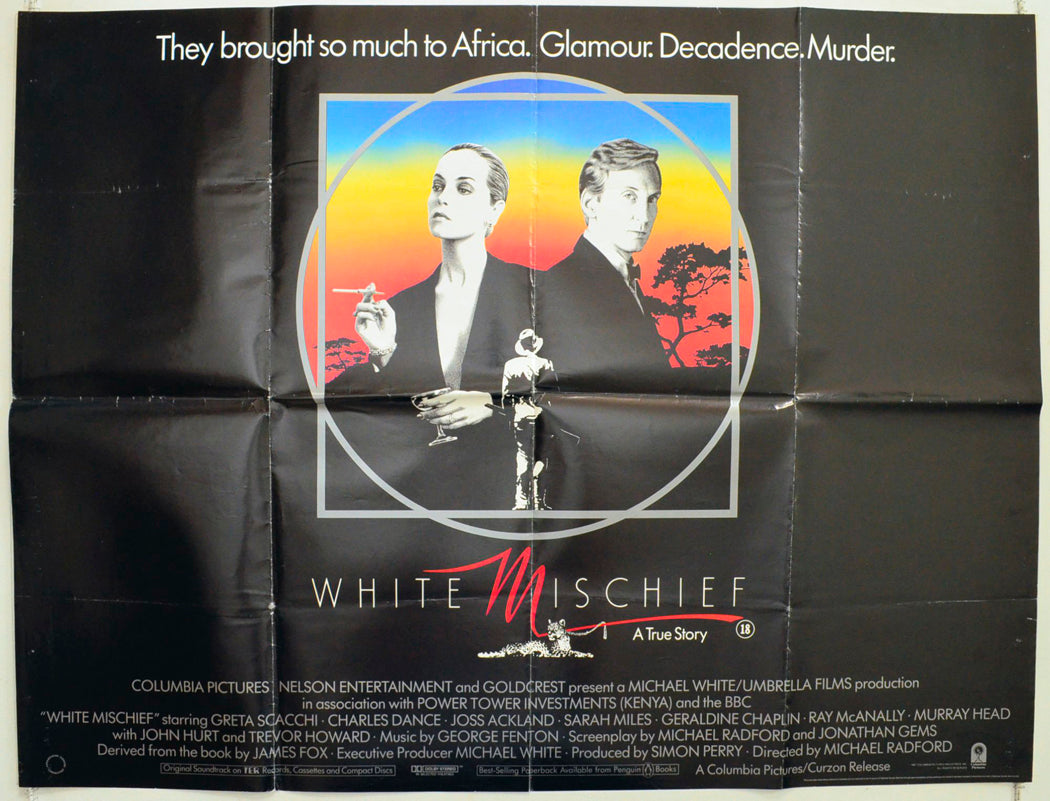 White Mischief Original British Quad Poster - Film Poster - Movie Poster 