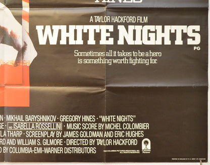 WHITE NIGHTS (Bottom Right) Cinema Quad Movie Poster 