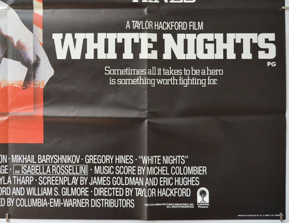 WHITE NIGHTS (Bottom Right) Cinema Quad Movie Poster 