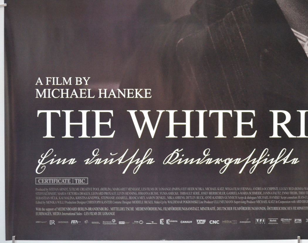 THE WHITE RIBBON (Bottom Left) Cinema Quad Movie Poster 