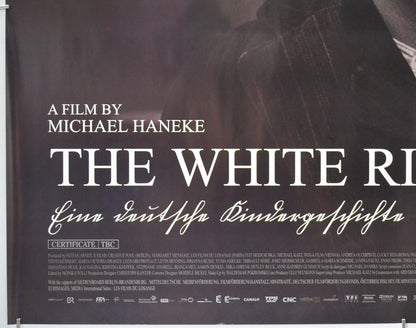 THE WHITE RIBBON (Bottom Left) Cinema Quad Movie Poster 