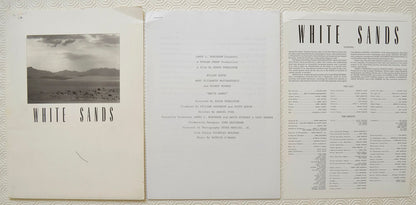 WHITE SANDS Original Cinema Press Kit 