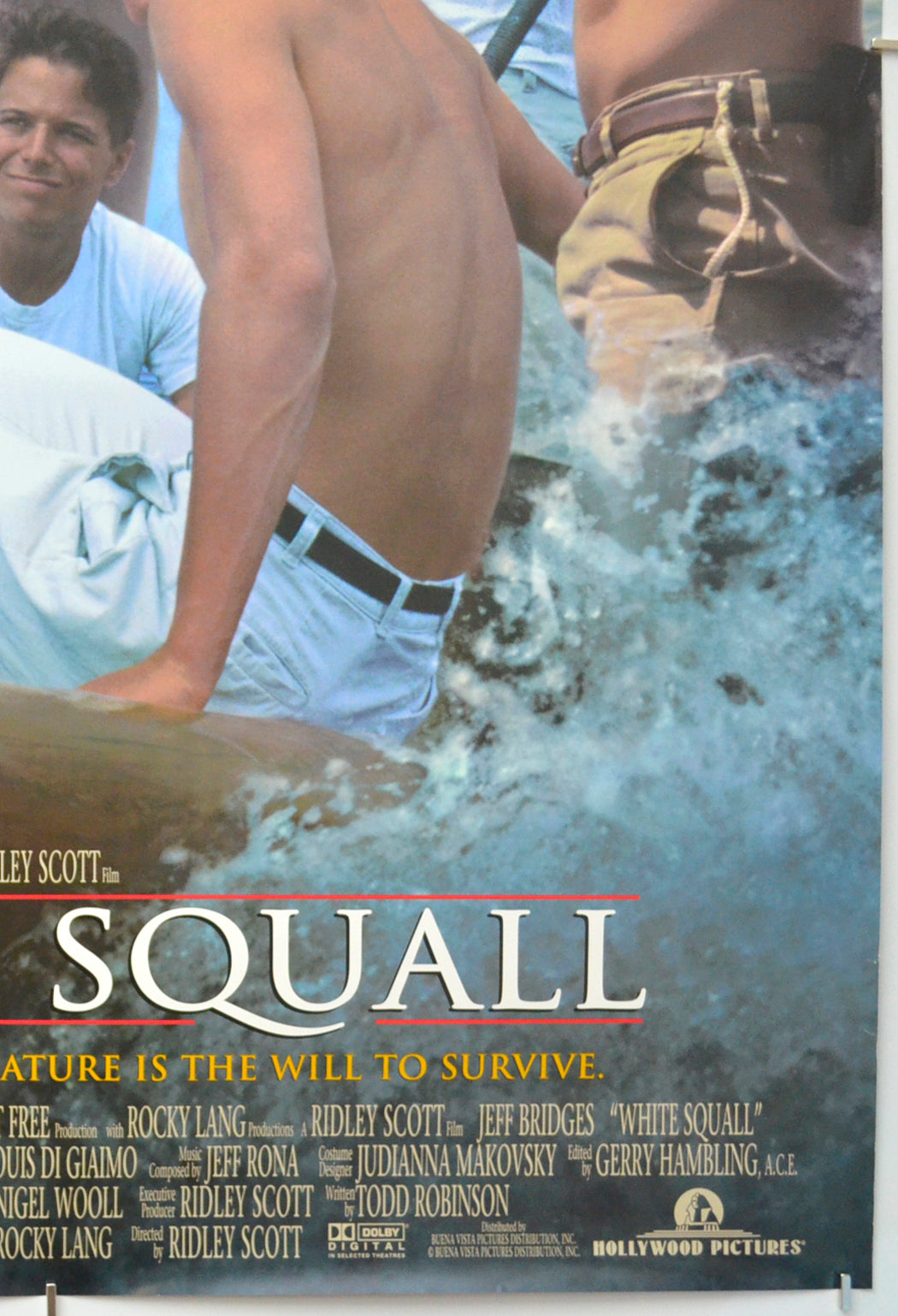 WHITE SQUALL (Bottom Right) Cinema One Sheet Movie Poster 