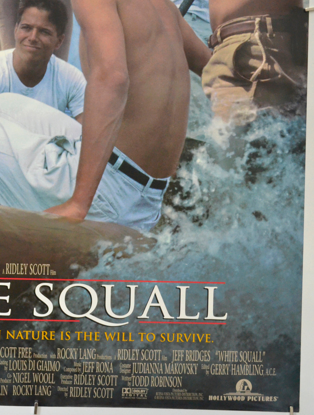 WHITE SQUALL (Bottom Right) Cinema One Sheet Movie Poster 