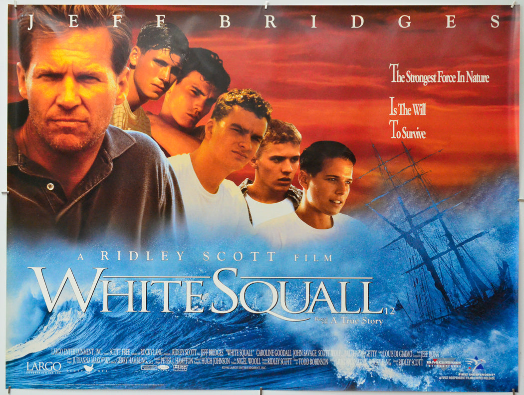 White Squall - Original Quad Poster - Film Poster - Movie Poster