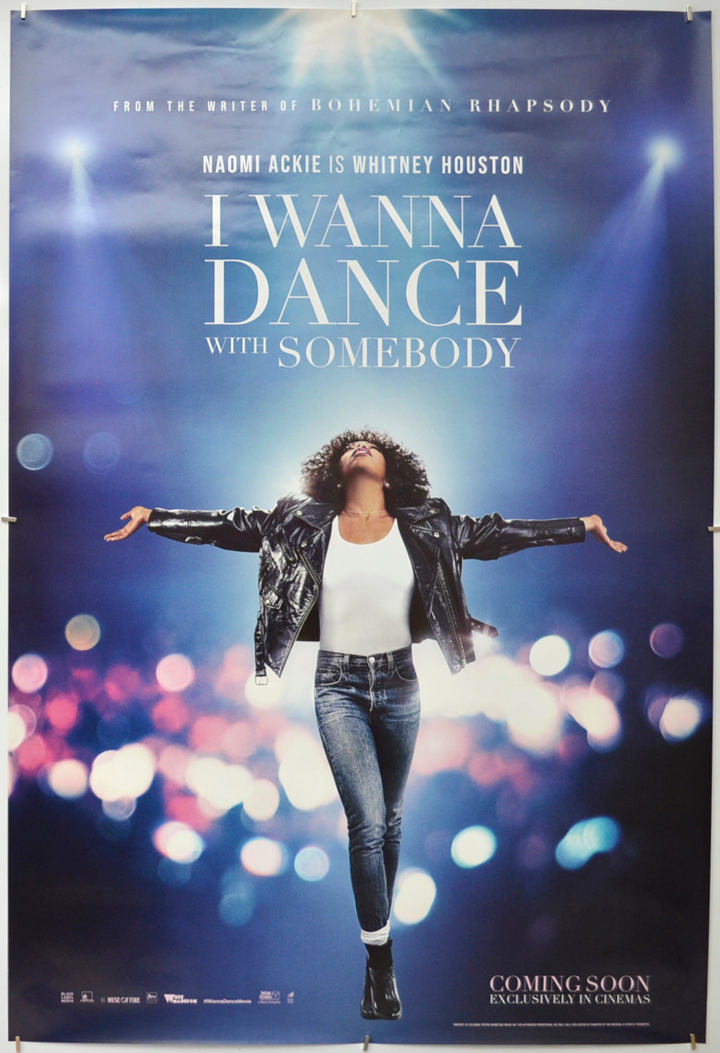 Whitney Houston: I Wanna Dance With Somebody Original One Sheet Poster - Film Poster - Movie Poster  