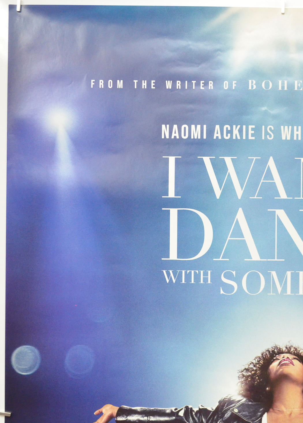 WHITNEY HOUSTON: I WANNA DANCE WITH SOMEBODY (Top Left) Cinema One Sheet Movie Poster 