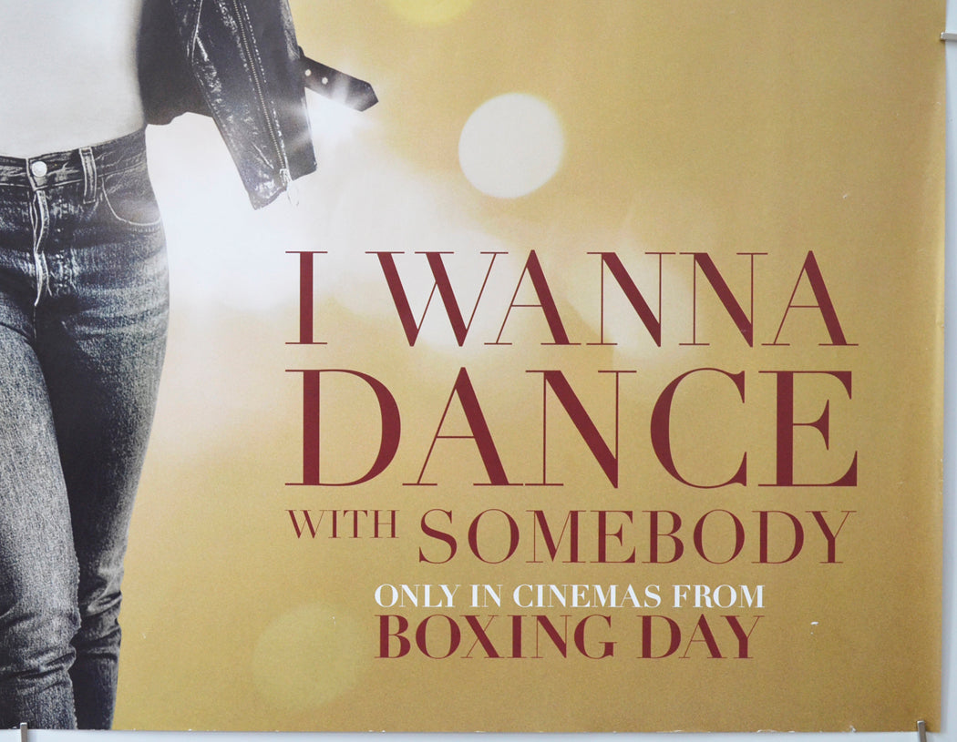 WHITNEY HOUSTON: I WANNA DANCE WITH SOMEBODY (Bottom Right) Cinema Quad Movie Poster 